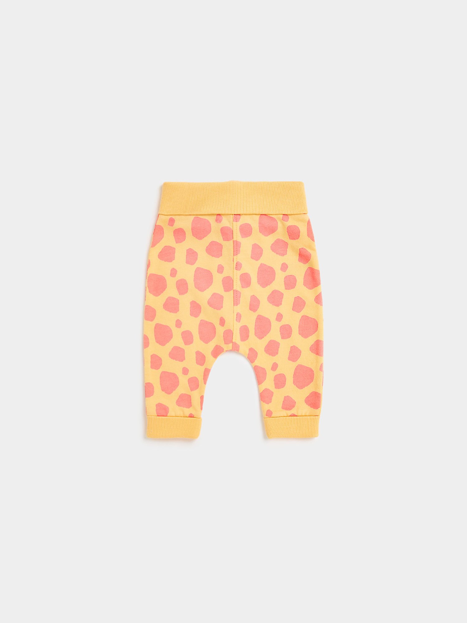 Mothercare Kids Yellow Printed Full Sleeves Bodysuit with Joggers