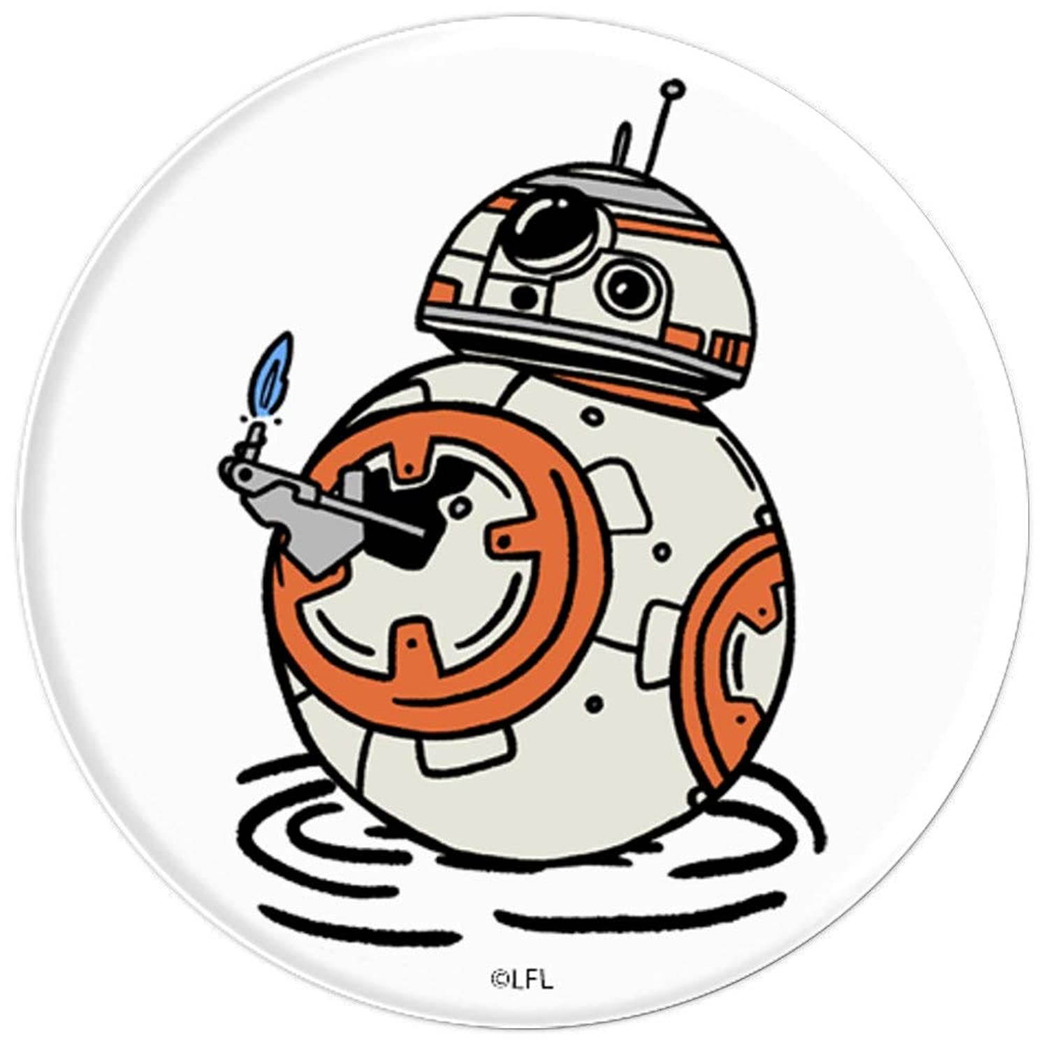Star Wars: The Rise Of Skywalker BB-8 Portrait PopSockets Grip and Stand for Phones and Tablets