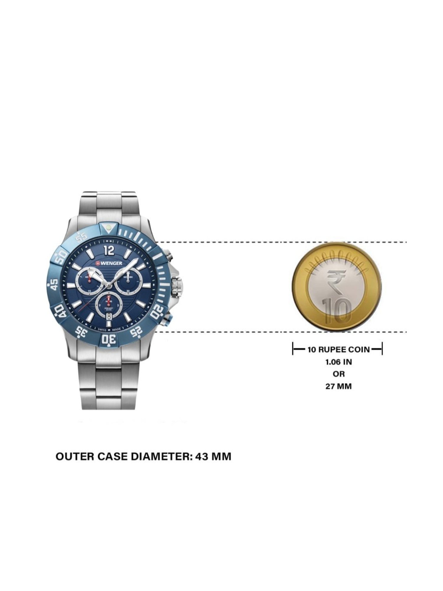 Wenger Swiss Made 01.0643.119 Seaforce Chrono Analog Watch for Men