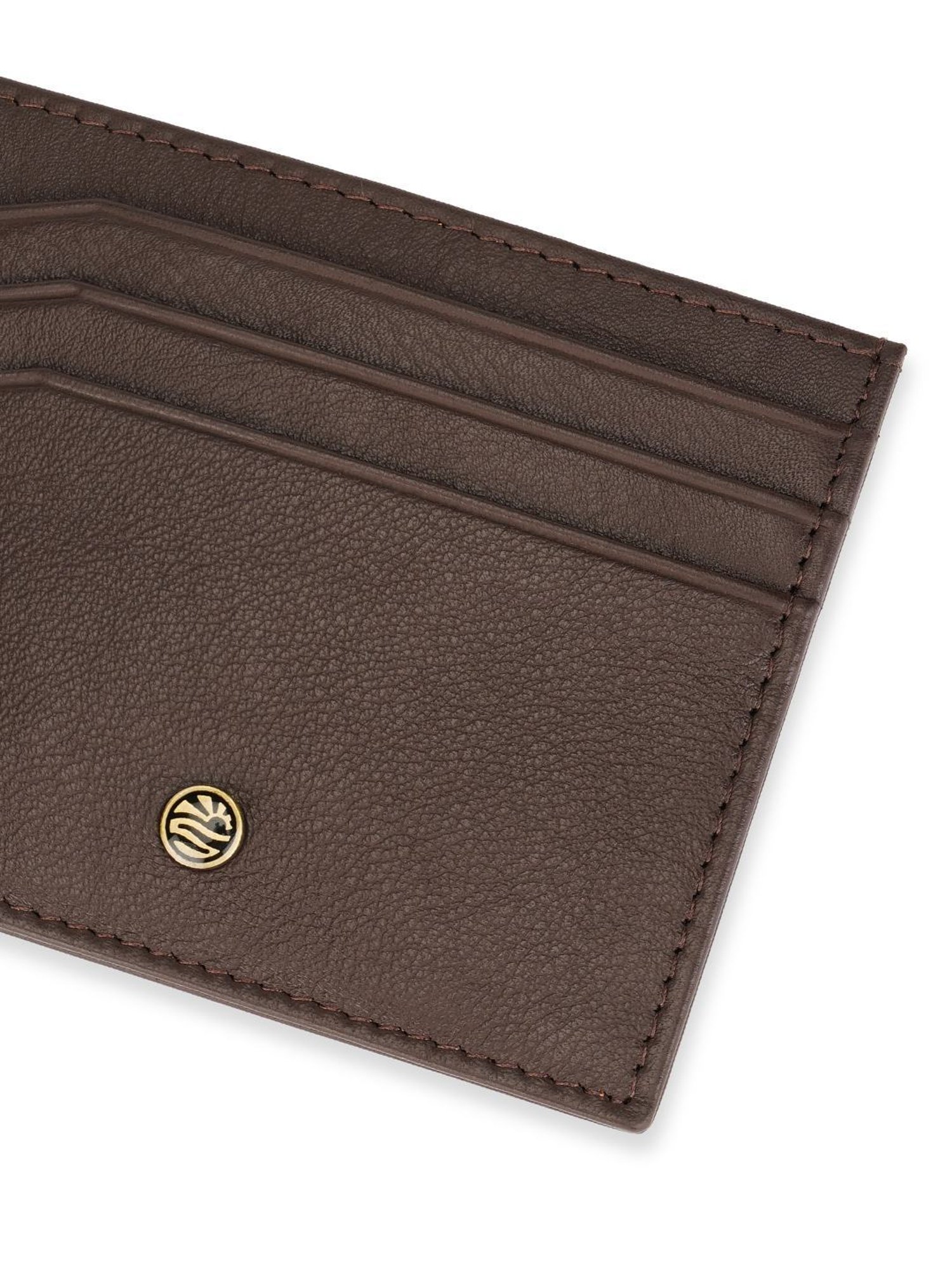 PERQUISITE CENTURION Brown Solid Card Holder