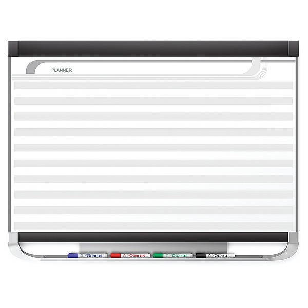 Quartet PP143P2 Prestige 2 Magnetic DuraMax Planning System, Horizontal Format, 48x36, Graphite, 1 Each