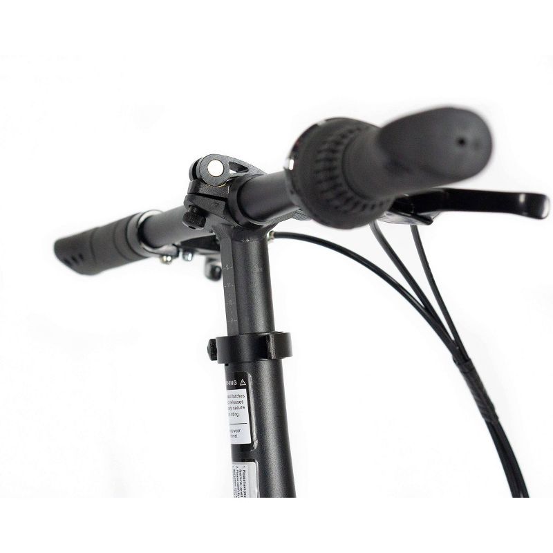 ZiZZO Via 7-Speed Aluminum 20" Folding Bike - Sky Blue