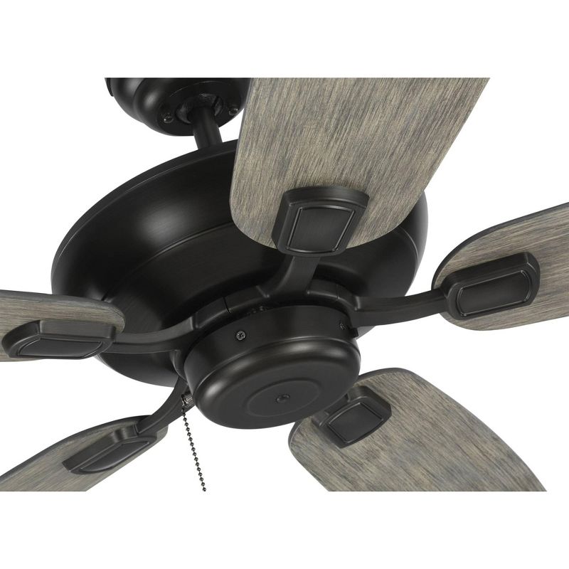 Monte Carlo 52" Colony Max Plus Aged Pewter Damp Rated Ceiling Fan
