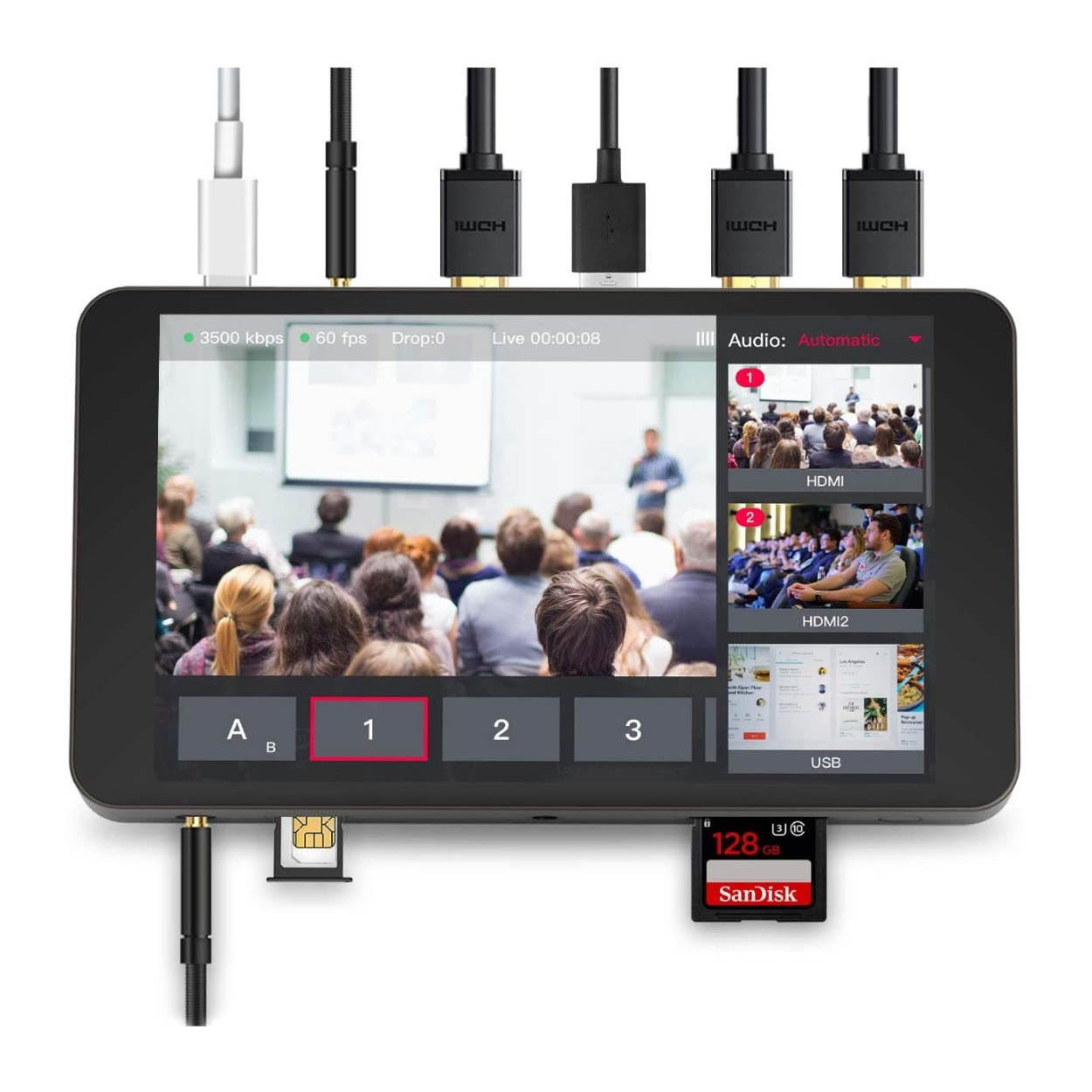 Yololiv YoloBox Portable Multi-Camera Live Streaming Device #664918139056