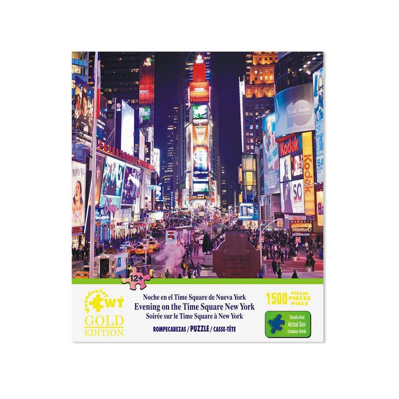 Wuundentoy Gold Edition: Evening on the Time Square Jigsaw Puzzle - 1500pc