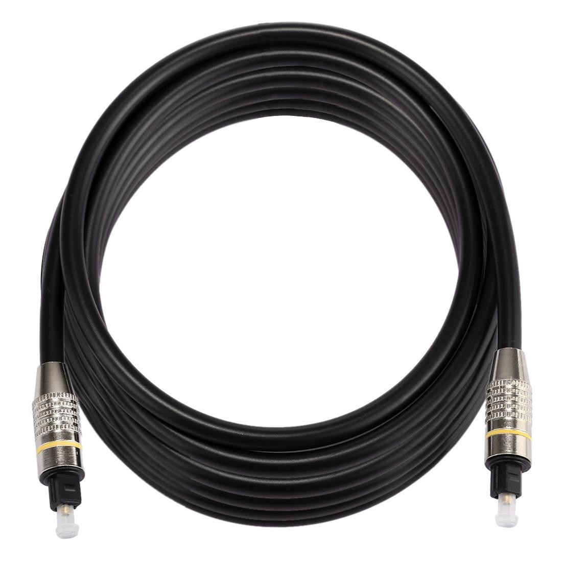 QHG02 SPDIF 5m OD6.0mm  Toslink FIBER Male to Male Digital Optical Audio Cable