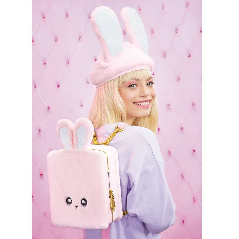 Na! Na! Na! Surprise 3-in-1 Backpack Bedroom Pink Bunny Playset with Limited Edition Doll
