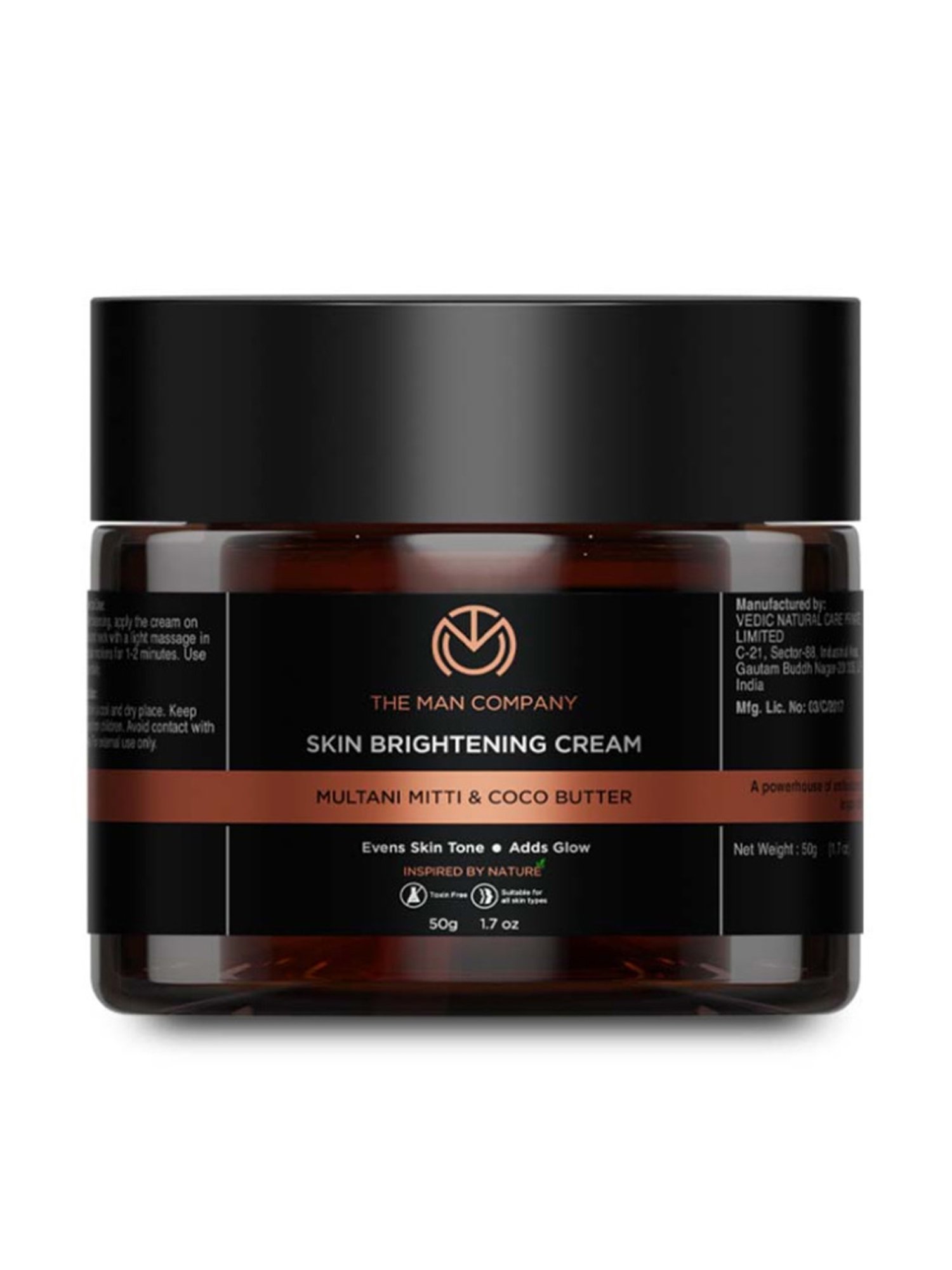 The Man Company Skin Brightening Cream - 50 gm