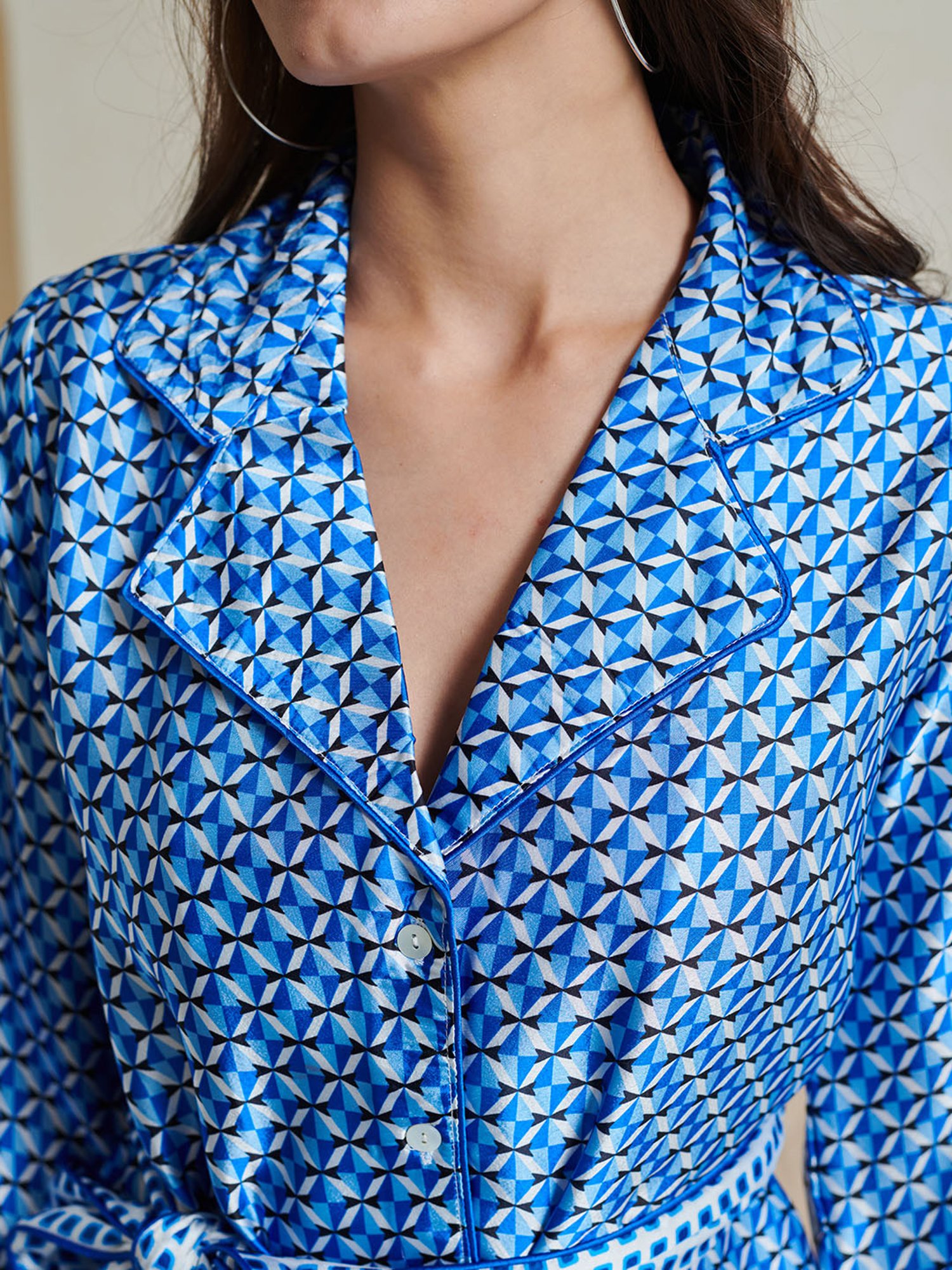 Dusk Attire Blue Diara Co-ord Set