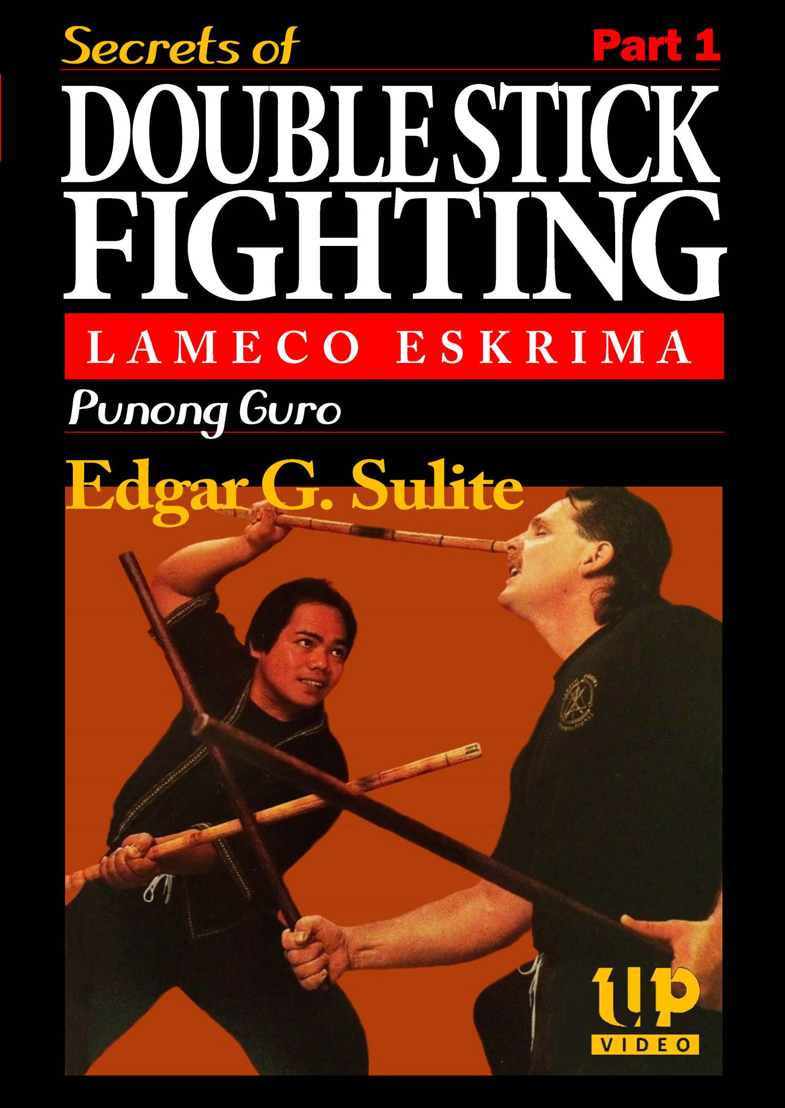 Secrets of Lameco Eskrima Double Stick Fighting #1 Martial Art DVD Edgar Sulite