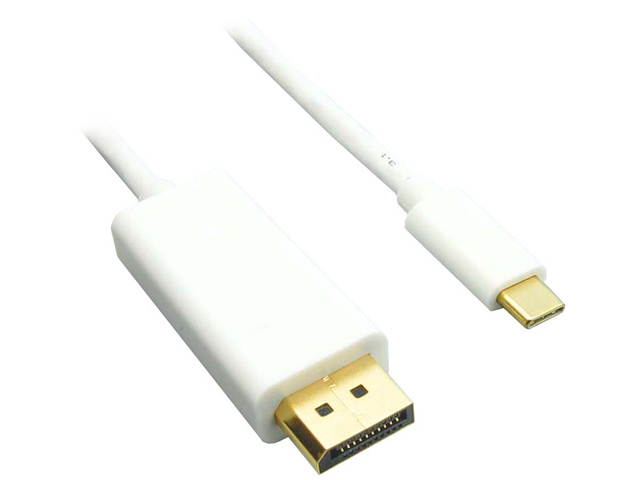 Unirise USBC-DP-03F This Usb-C To Displayport Cable Allows You To Connect Your Usb Type C Interface