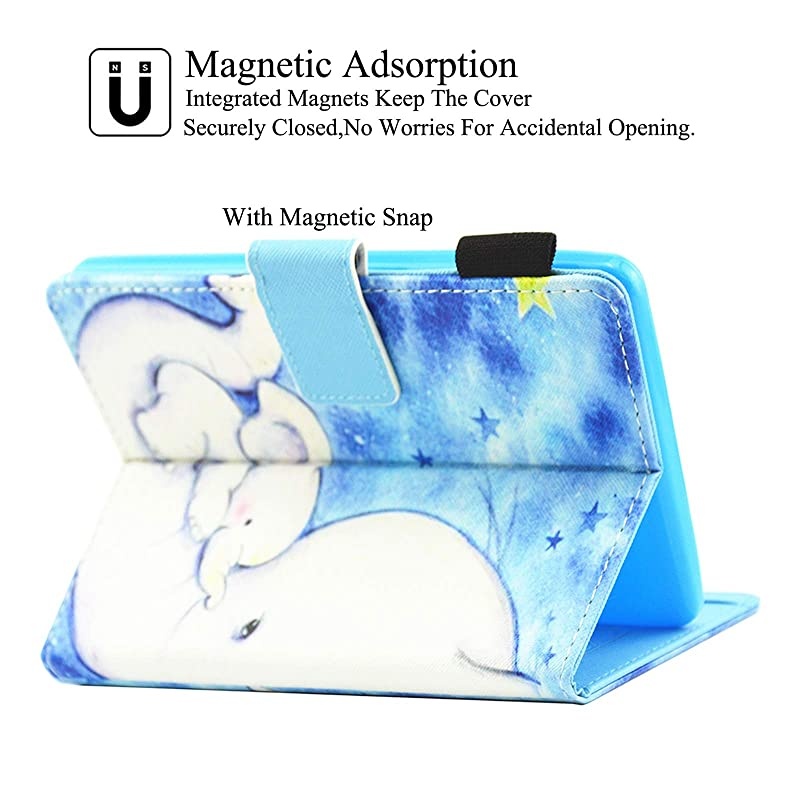 Kindle Paperwhite Case, PU Leather Case with Auto Wake/Sleep Smart Cover Thinnest and Lightest Case for  Kindle Paperwhite (Fits All 2012, 2013, 2015 and 2016 Versions) (Elephant)