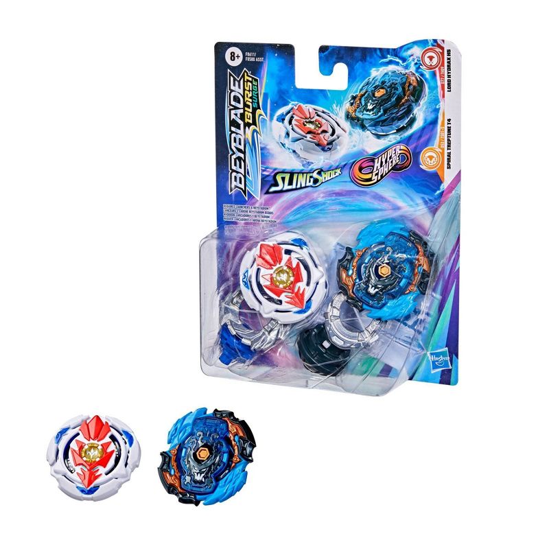 Beyblade Burst Surge Dual Collection Pack Lord Hydrax H5 and Spiral Treptune T4