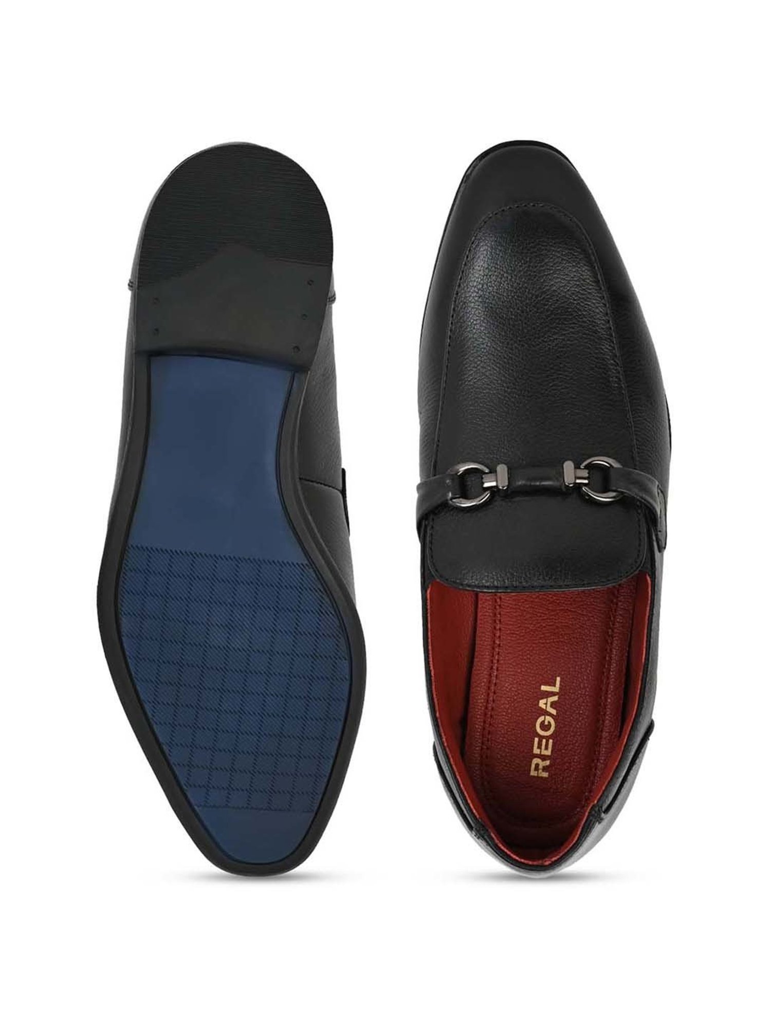 Regal Men's Black Formal Loafers