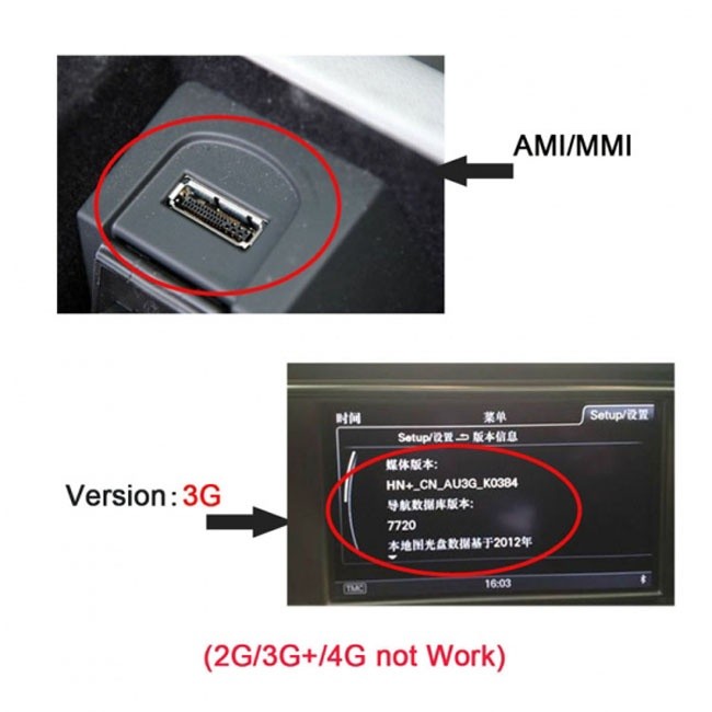 CY Media In AMI MDI to Stereo 3.5mm o & USB-C Aux Adapter Cable For Car   2014 A4 A6 Q5 Q7 CA-096