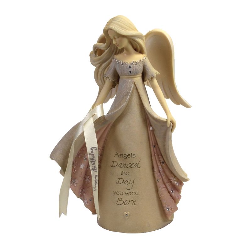 Foundations 7.5" Birthday Angel Dance The Day Born  -  Decorative Figurines