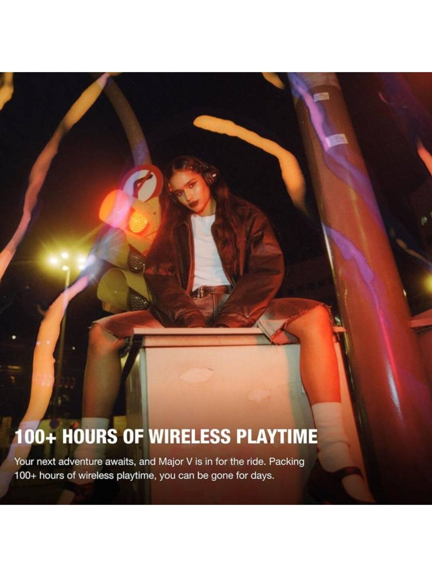 Marshall Major V Over the Ear Headphones (Black)