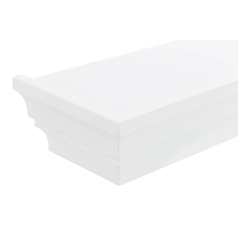 Madison Decorative Wall Ledge Shelf Set of 3 - White