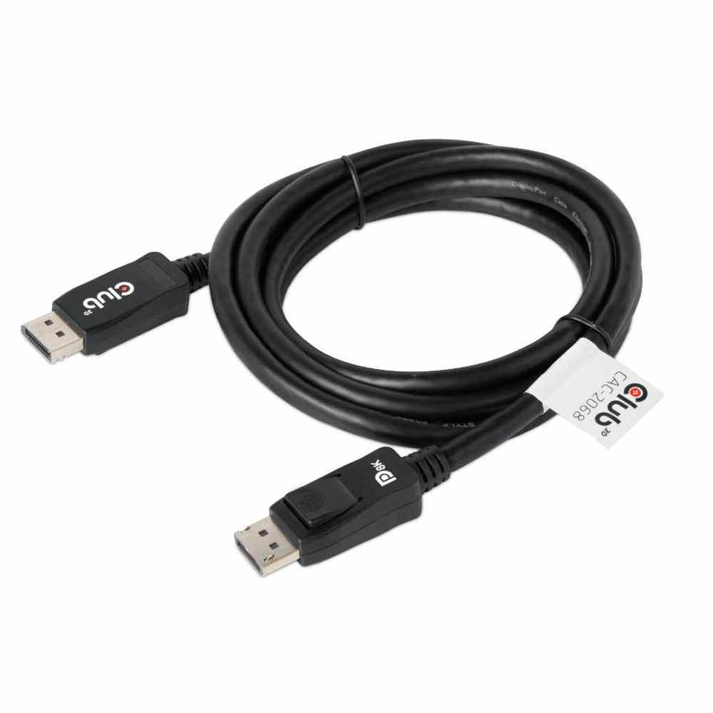 Club 3D Displayport 1.4 Hbr3 Cable M/M 2M/6.56Ft
