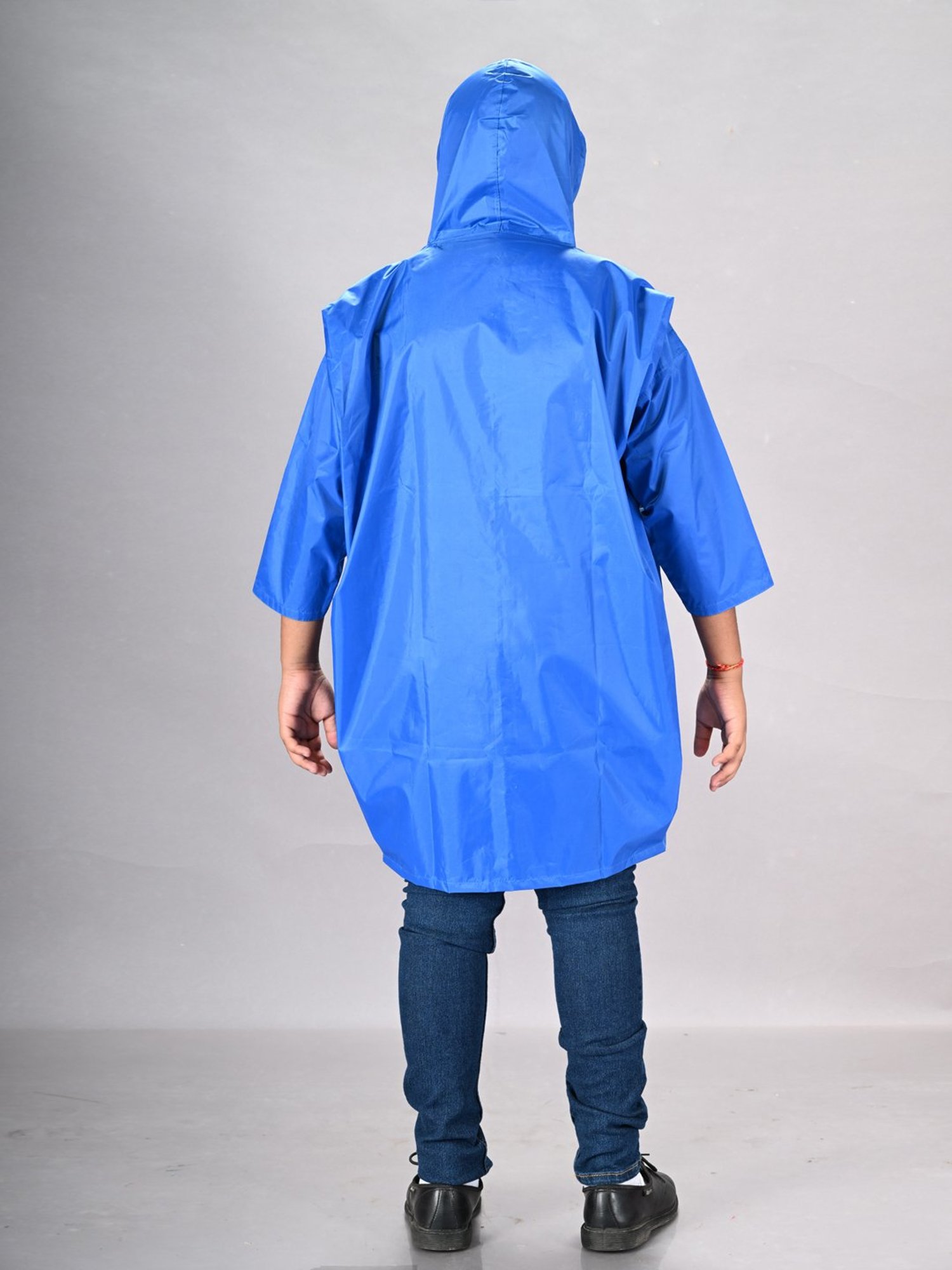 Little Surprise Box Kids Yellow Printed Full Sleeves Raincoat