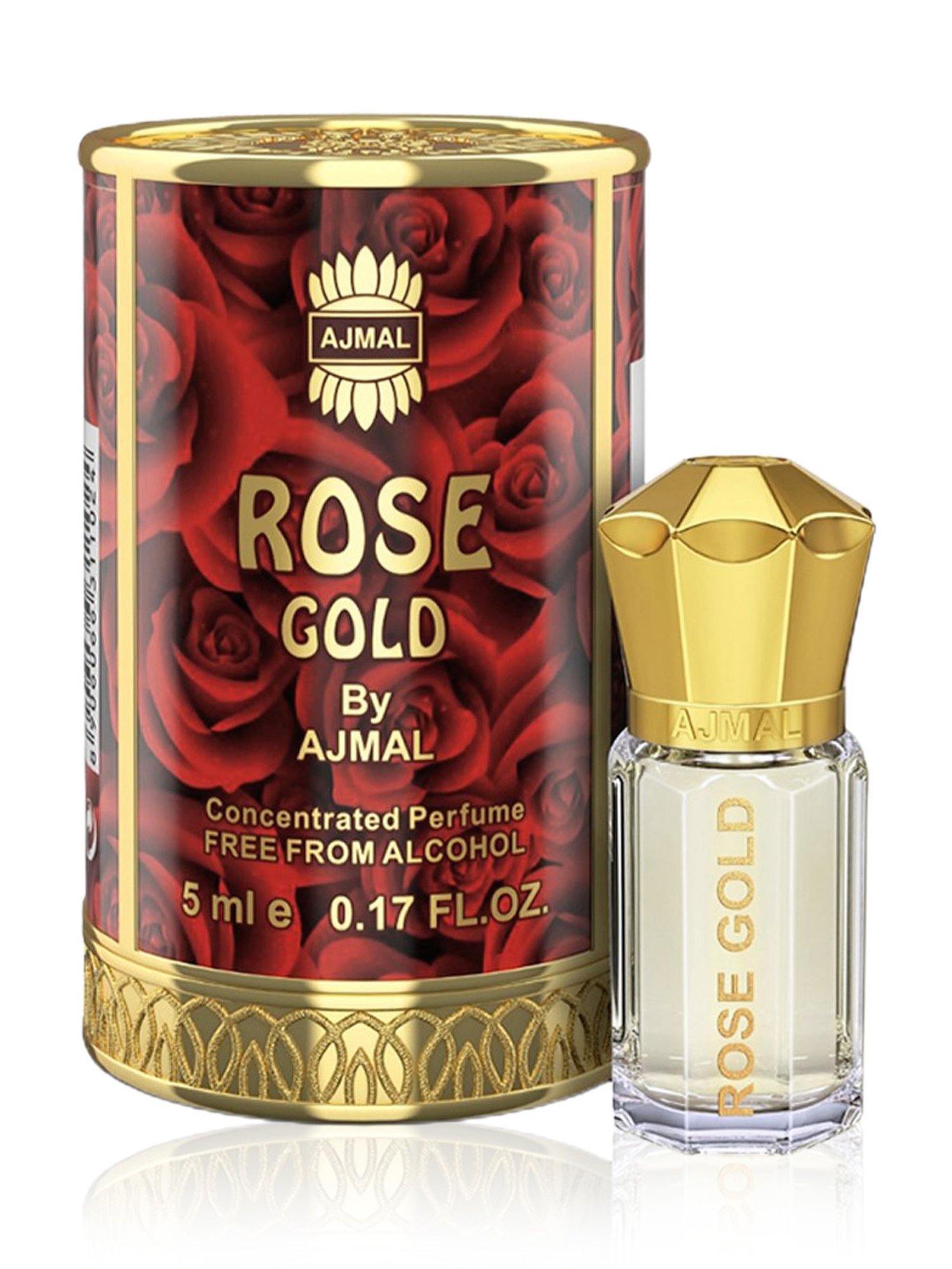 Ajmal Rose Gold Concentrated Perfume for Unisex  - 5 ml