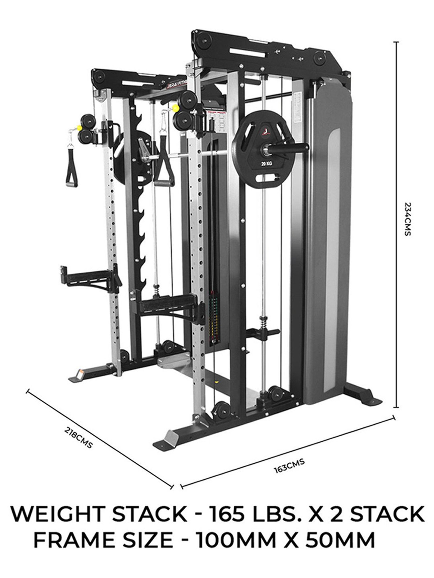 Jerai Fitness JHSPTS Training Station (Black)