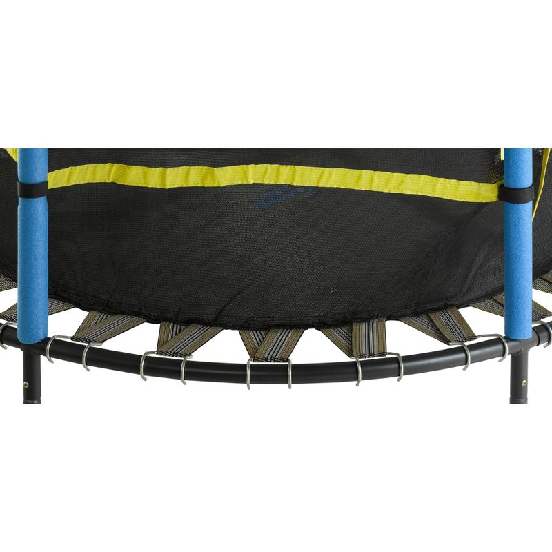 Costway 14 Ft Multicolored Trampoline Recreational Exercise w/ Safety Net Ladder