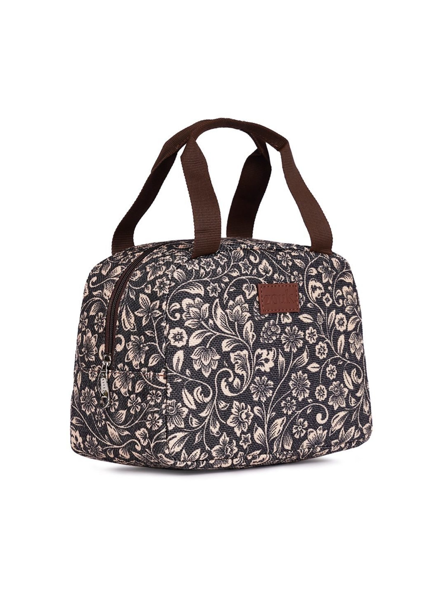 ZOUK Black Printed Lunch Bag
