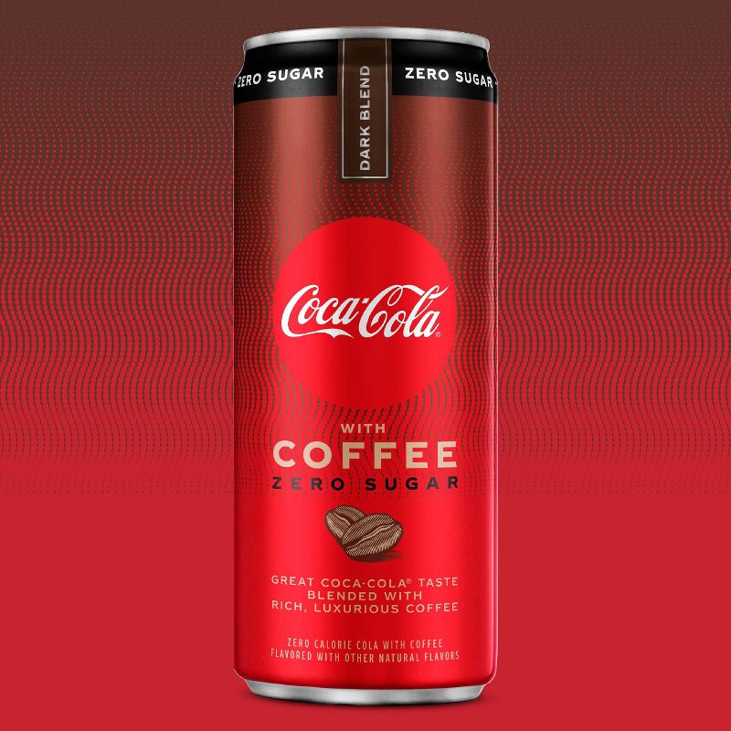 Coca-Cola with Coffee Dark Blend Zero Sugar - 12 fl oz Can
