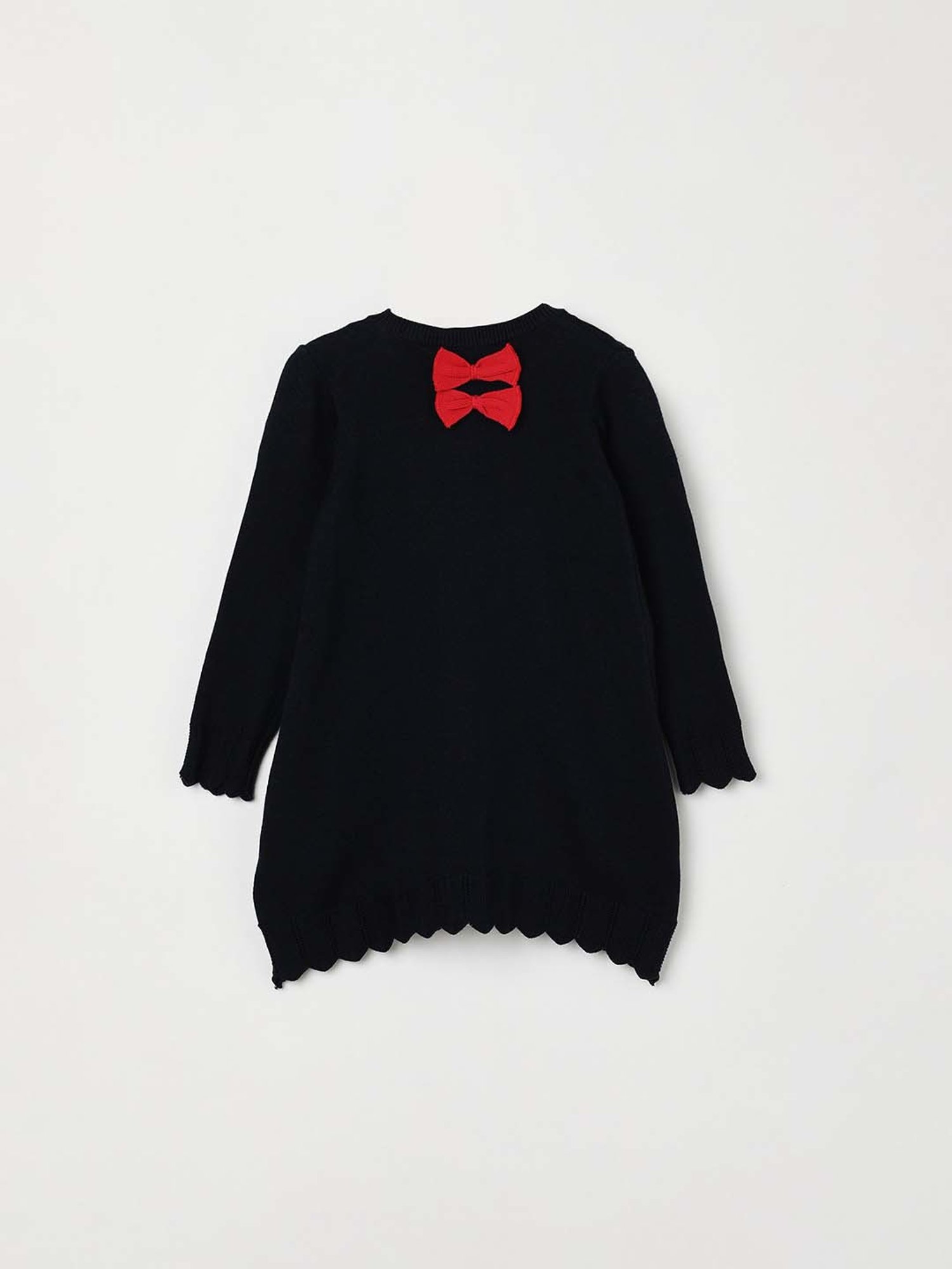 Juniors by Lifestyle Navy Cotton Embroidered Full Sleeves Sweater