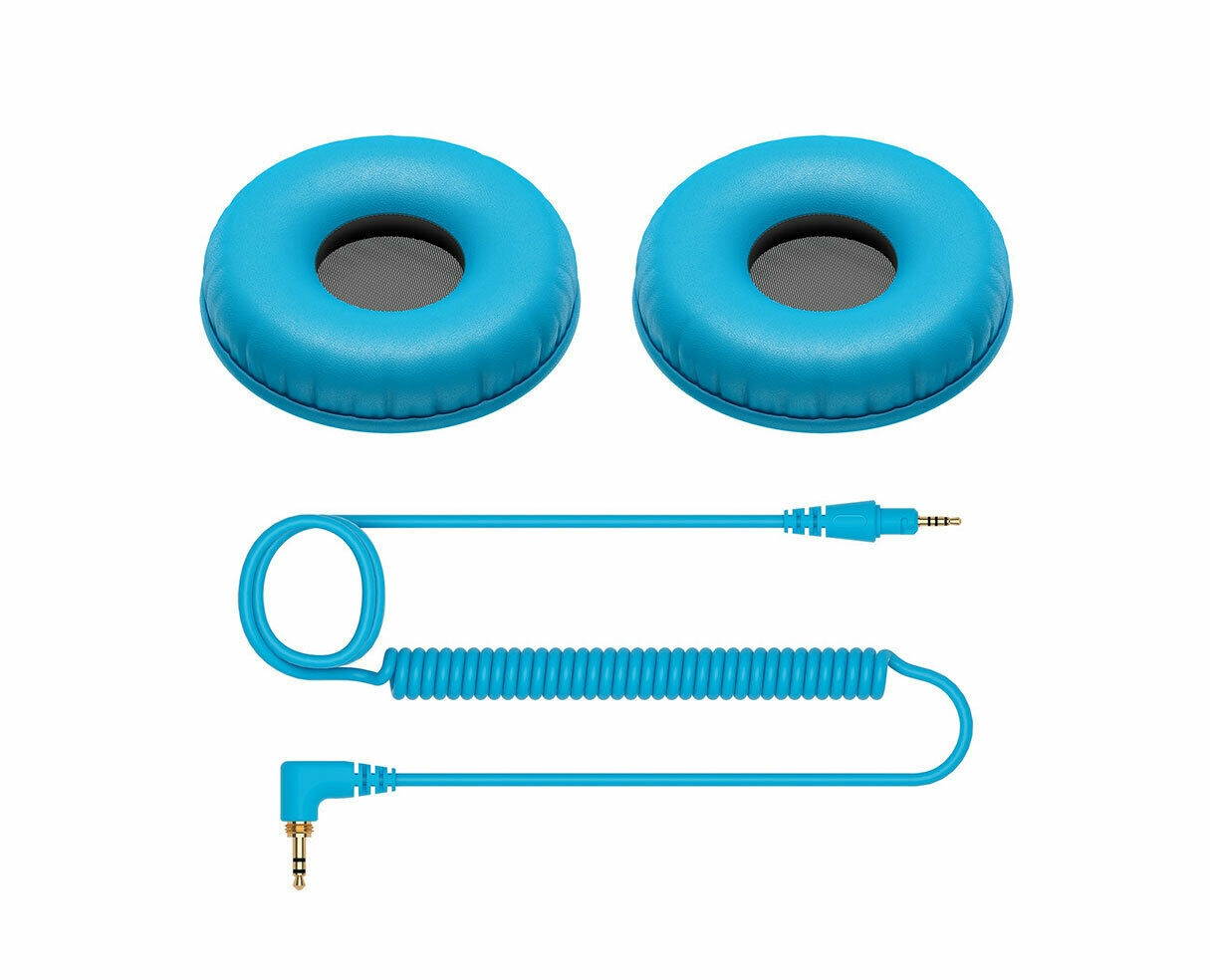 Pioneer HC-CP08-L DJ Headphone Accessories - Pads and Cord (Blue) PROAUDIOSTAR