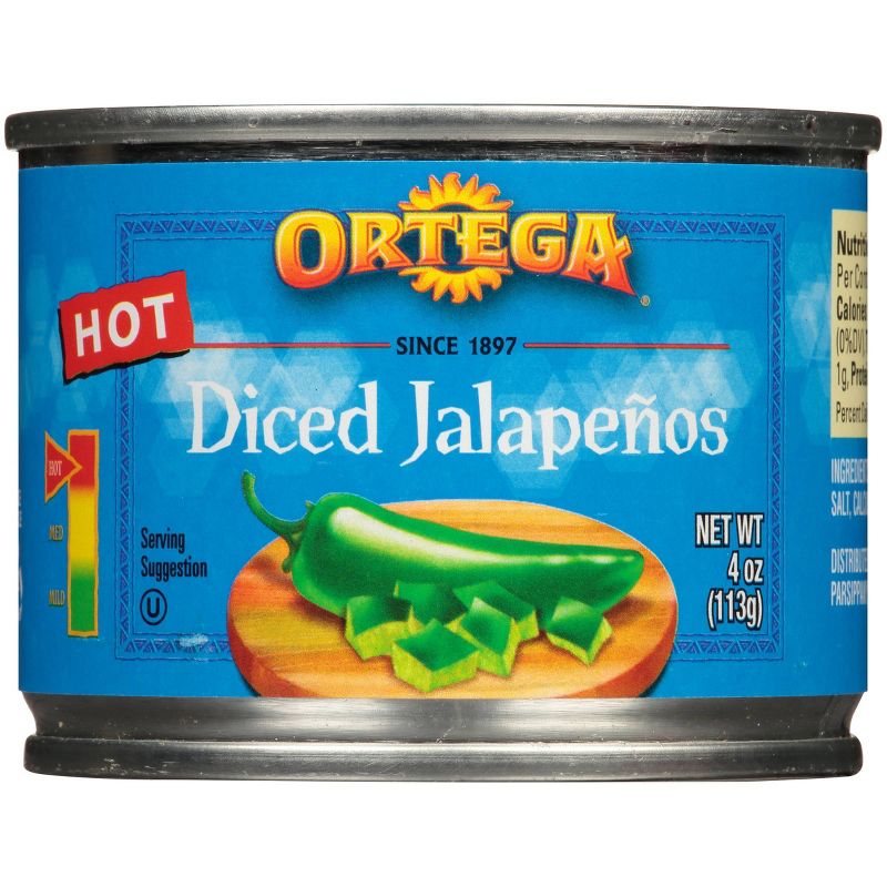 Ortega Diced Jalapenos 4-oz.