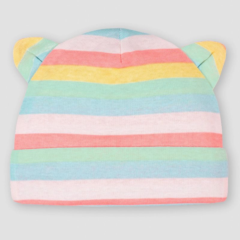 Gerber Baby Girls' 5pk Rainbow Caps - Green
