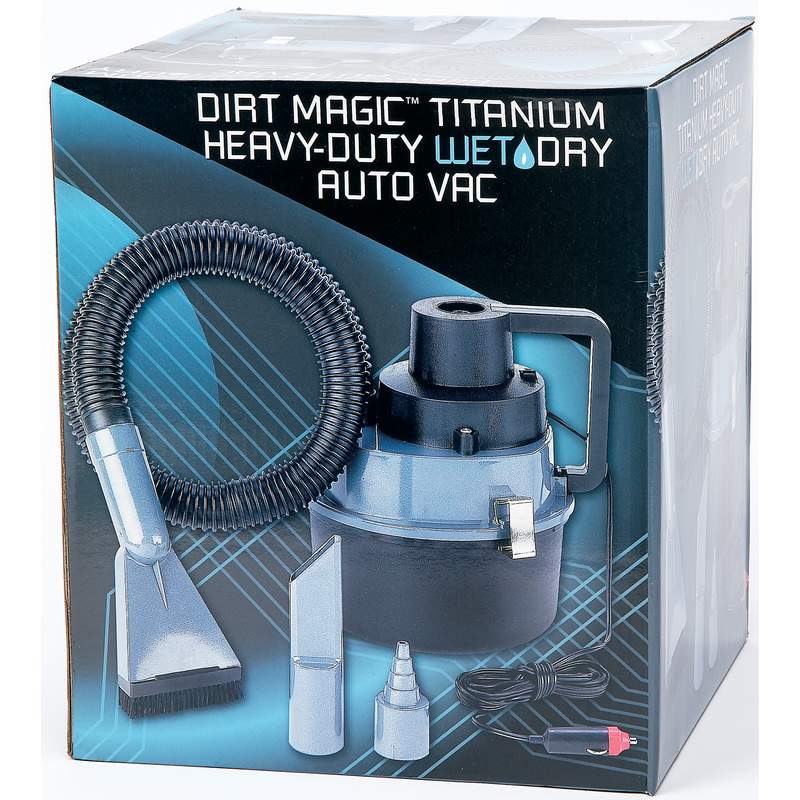 Titanium Dirt Magic Heavy-Duty Wet/Dry Auto or Garage Vac