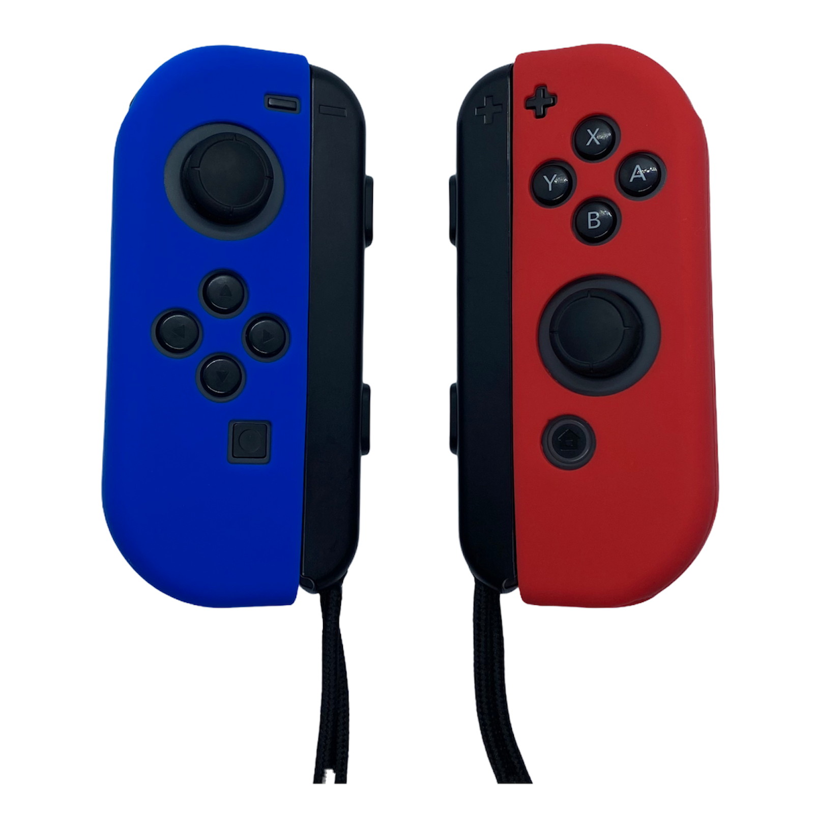 JenDore Blue & Red Silicone Nintendo Switch Joycon Protective Covers