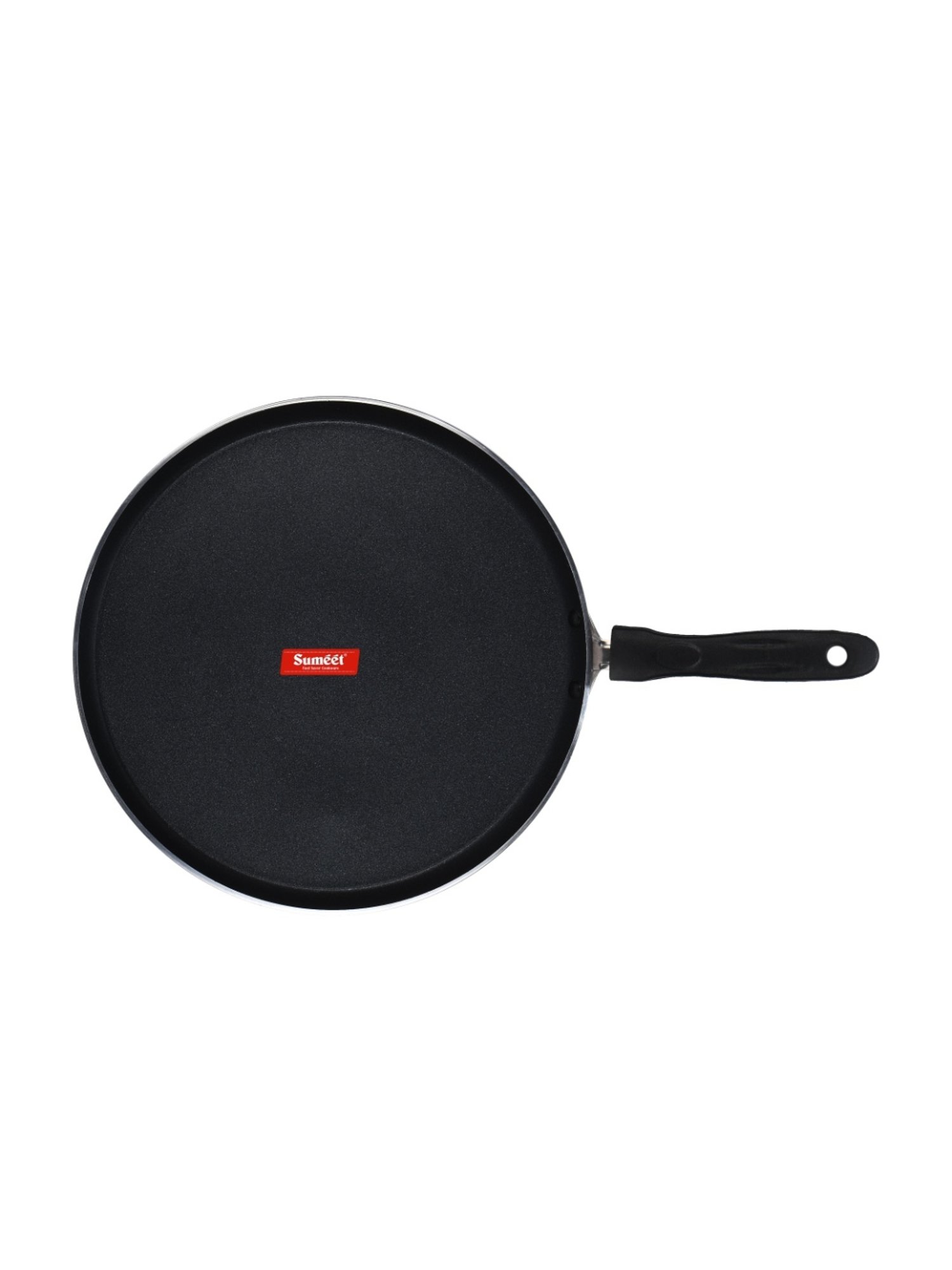 Sumeet Gold Series Pre Seasoned Cast Iron Concave Tawa for Roti 27cm 1.8kg, Gas & Induction-Friendly