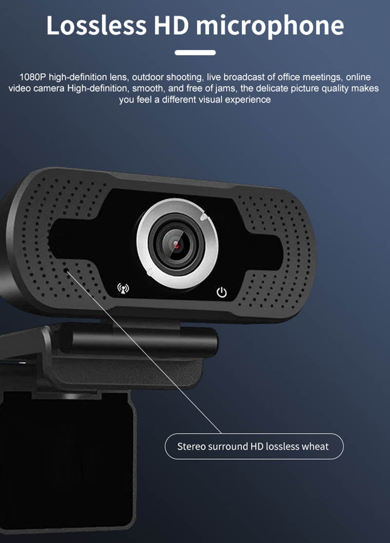 1080P USB Computer Webcam HD Online Teaching Video Teaching Remote Conference Camera Computer Camera Webcam