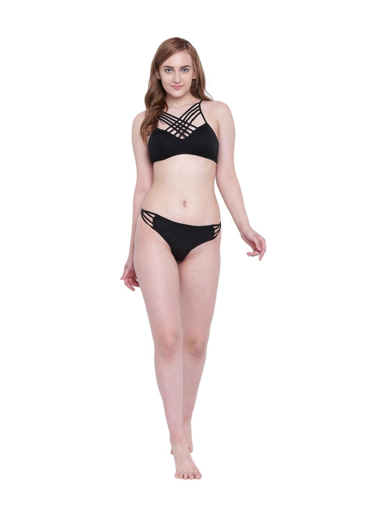 La Intimo Black SeaOath Bra & Bikini Panty
