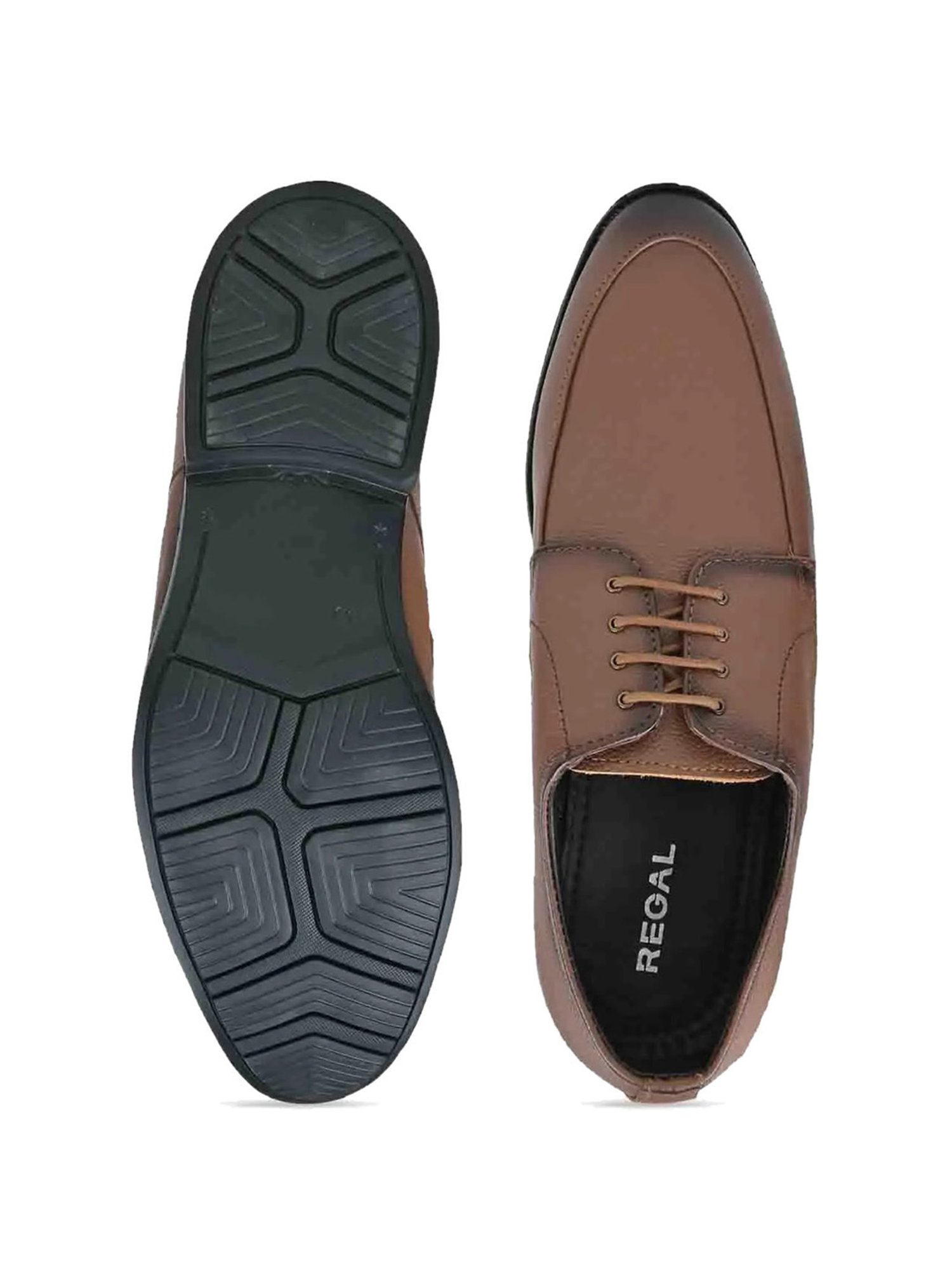 Regal Men's Tan Derby Shoes