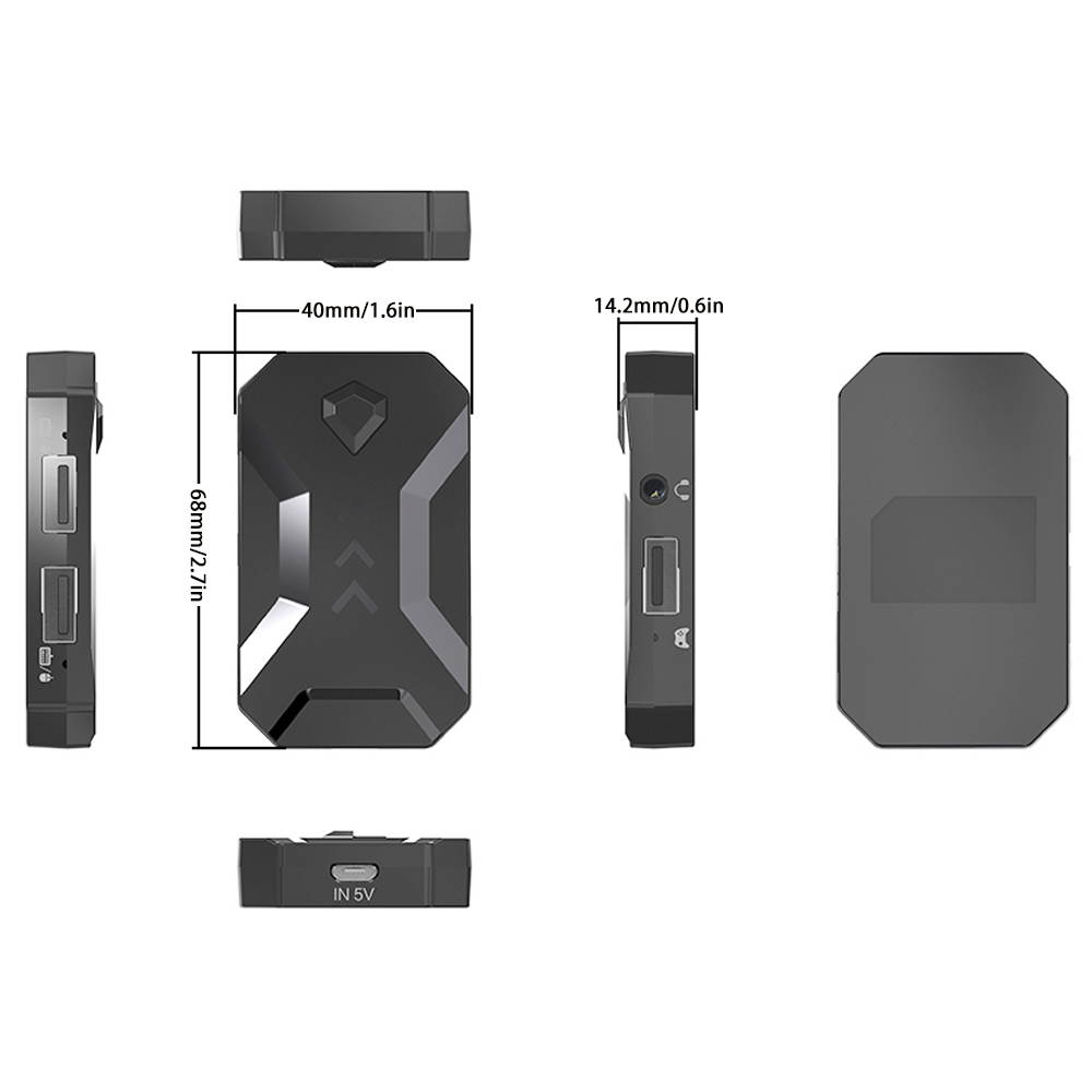 K1 New PS4 Keyboard And Mouse Converter Supports Switch/XBOX/PS3 Game Console Accessories with Headset Voice