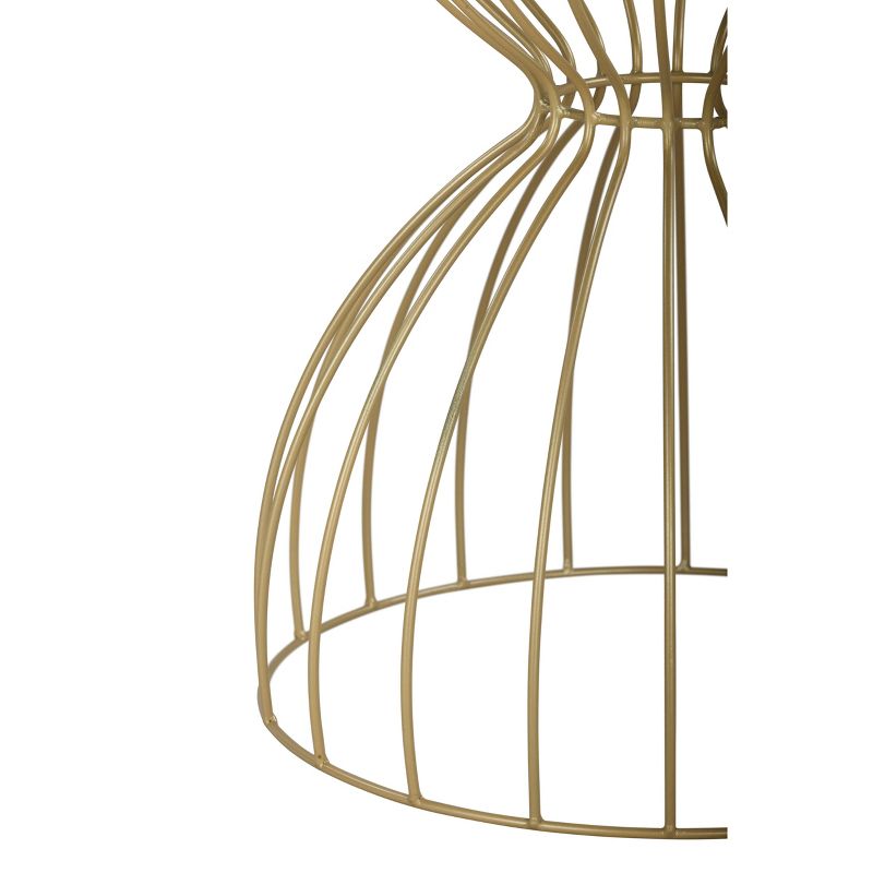 Cami Accent Table French Black/Gold - Adore Decor