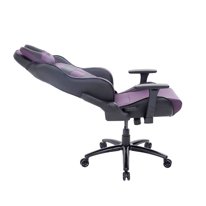 Ergonomic High Back Racer Style Video Gaming Chair Purple - Techni Sport