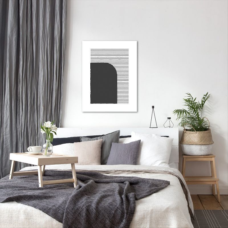 Americanflat Dots And Lines 2 by Roseanne Kenny Wall Art Canvas - 11" x 14"