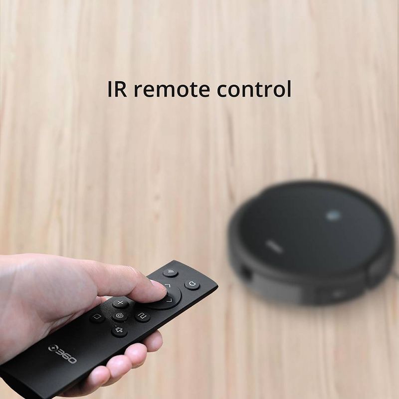 bObsweep PetHair Vision Wi-Fi Connected Robot Vacuum Cleaner and Mop - Steel