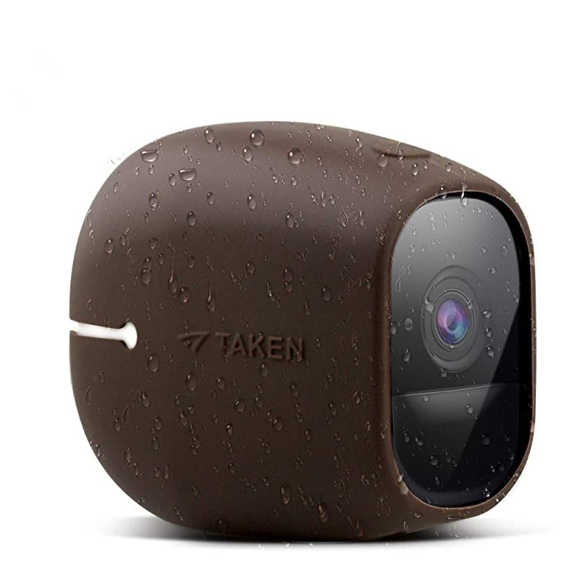 Silicone Skins Compatible with Arlo PRO, Arlo PRO 2 Smart Security Home Camera, Silicone Skins Case Cover for Arlo PRO & Arlo PRO 2 Smart Security Wire-Free Cameras, 3 Pack, Brown