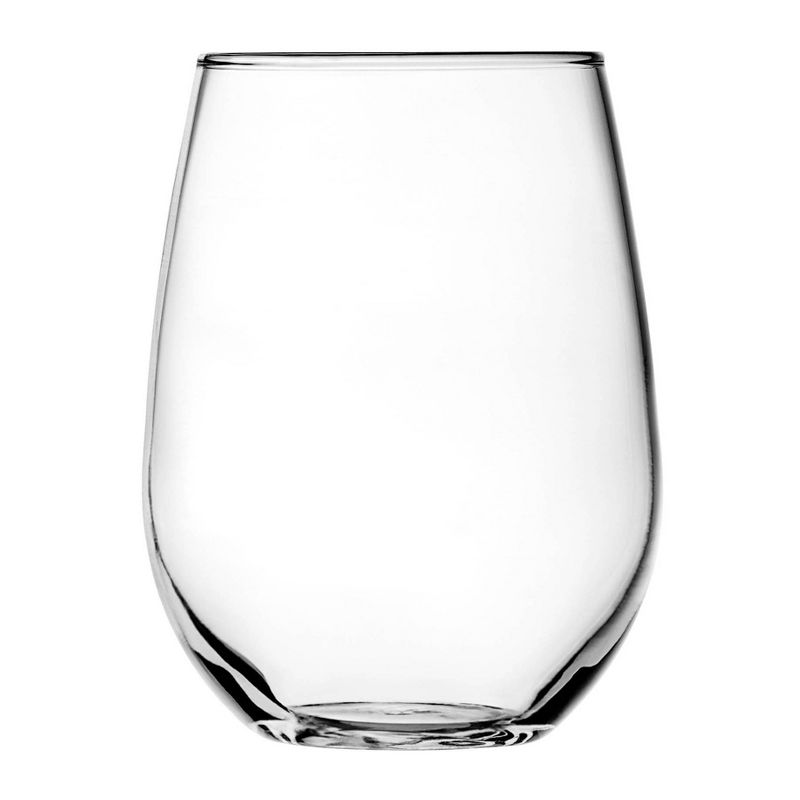 Anchor 15oz 4pk Glass Vienna Stemless Wine Glasses