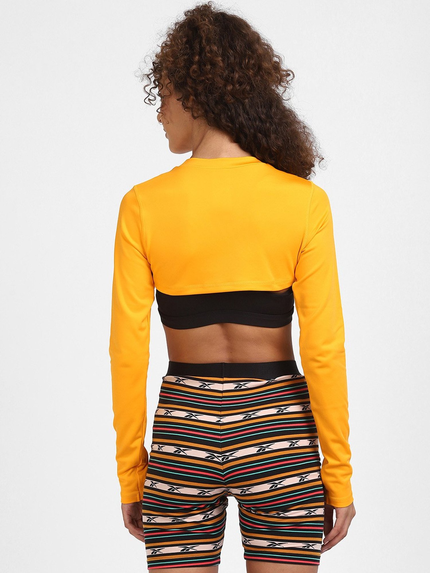 Reebok Mustard Crop Top
