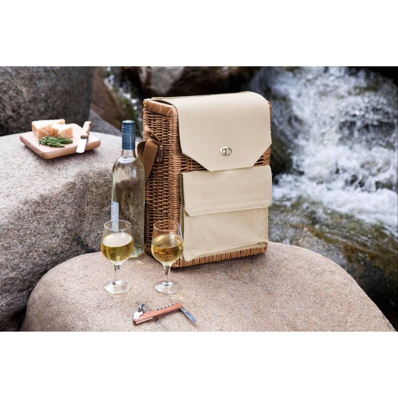 Summerbreeze Wine and Cheese Picnic Basket - Picnic Time