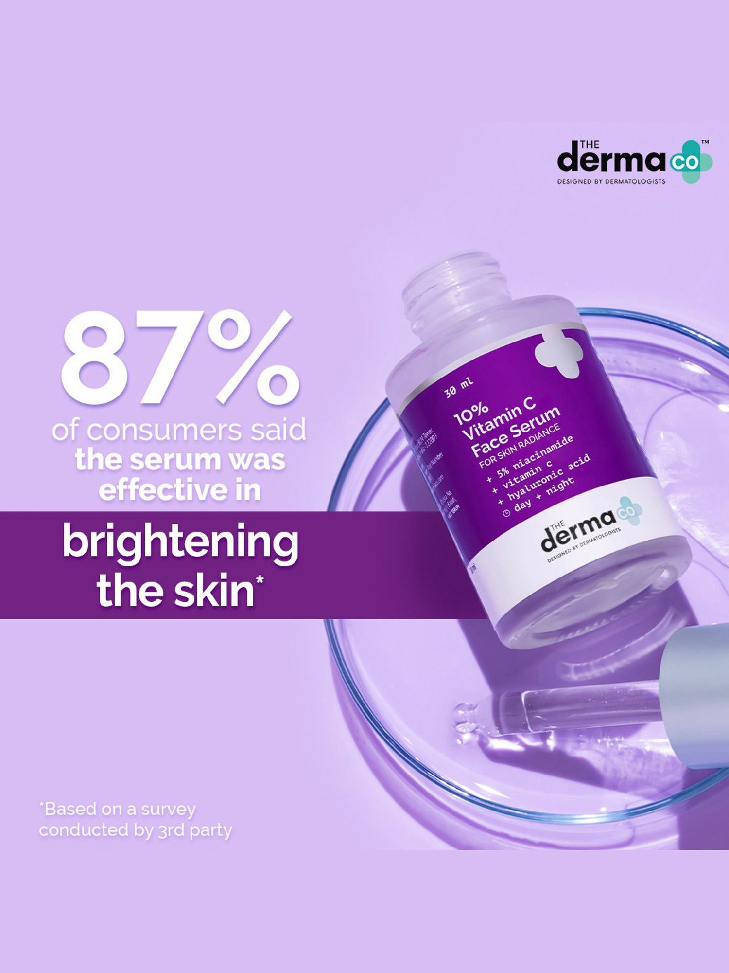 Khadi Essentials 20% Vitamin C Face Serum with Grapefruit for Toned & Bright Skin - 30 ml