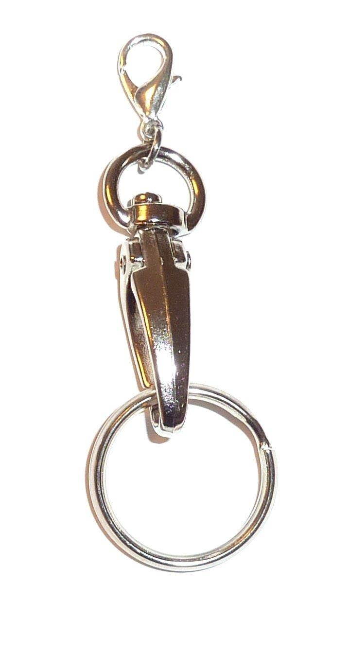 Chain BLING Style Women's Fashion Beaded Lanyard or Necklace 34" long, Breakaway and Non Breakaway Available, For keys, Badge Holder (Multi Bling - Breakaway)